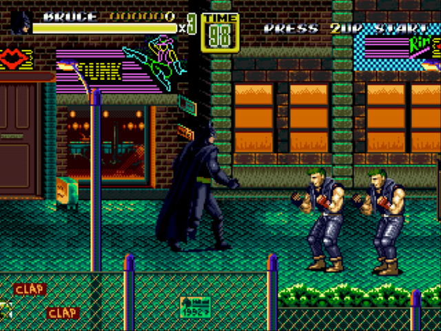 Streets of Rage 2 - DC Comics Heroes Edition Screenshot 1